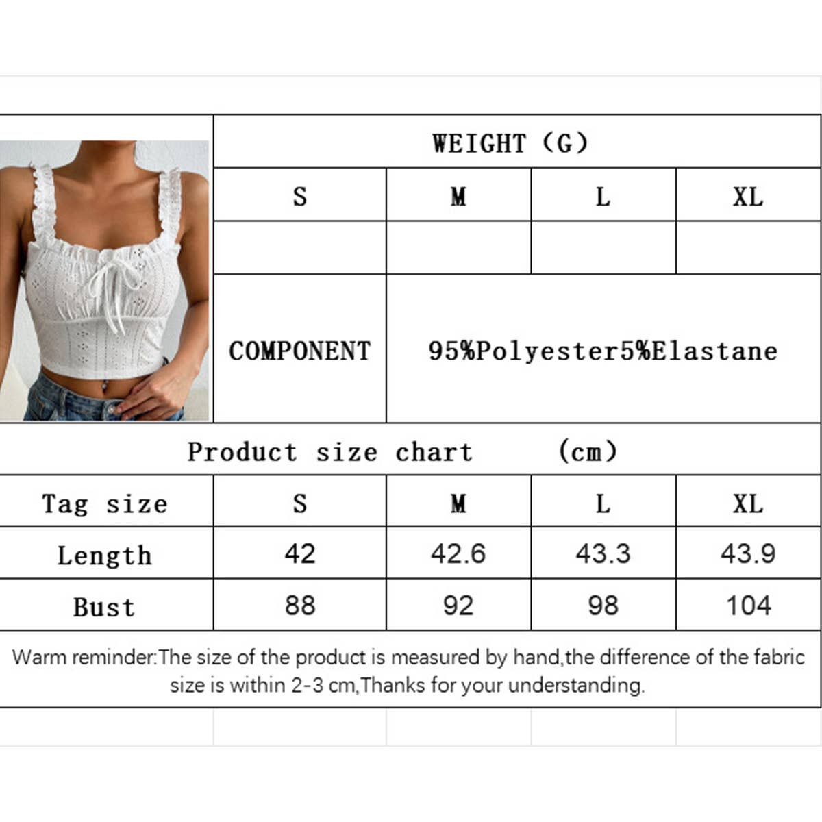 Basic elegant lace trim bodycon tank top