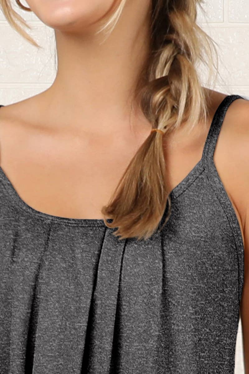 CWTTK229_Sleeveless Pleated Layered Cami Tank Knit Top