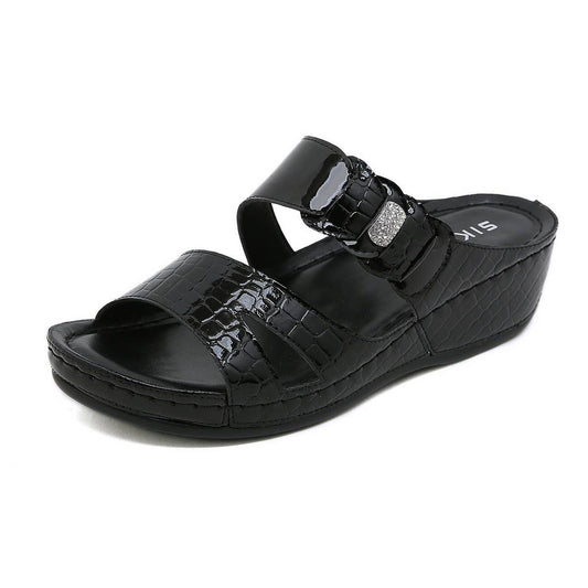 MINIMALIST MEDIUM HEEL ANTI SLIP SANDALS