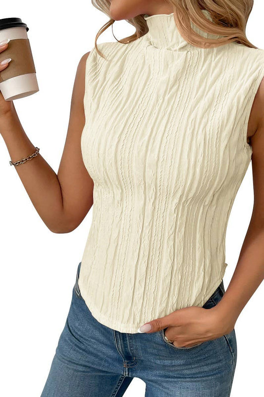 CWTTSL0326_SUMMER SEXY SLEEVELESS SHORT WOMEN'S VEST