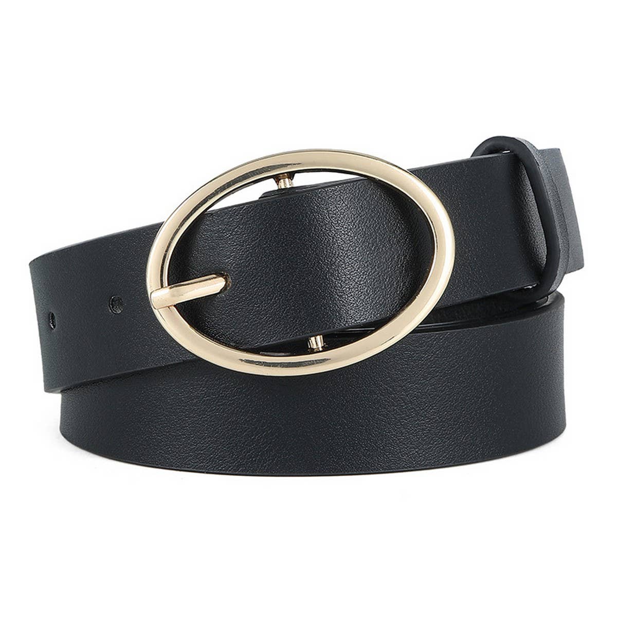 ROUND PIN BUCKLE HIGH-END VERSATILE BELT_CWABE0614