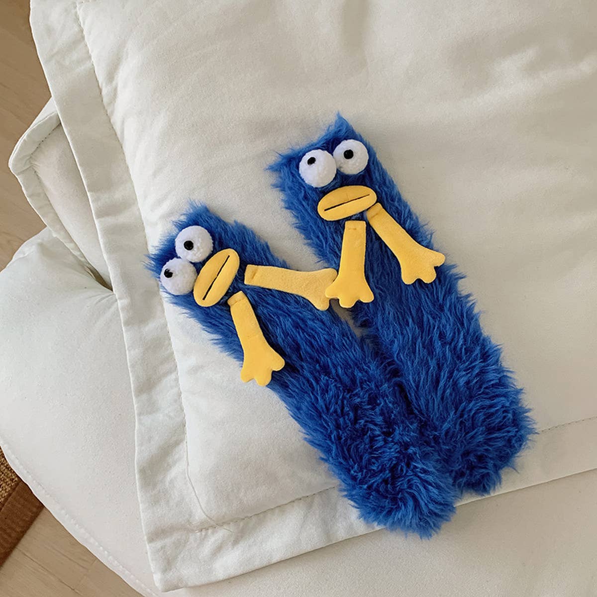 NEW CORAL FLEECE FUNNY UGLY CUTE THICKENED SOCKS
