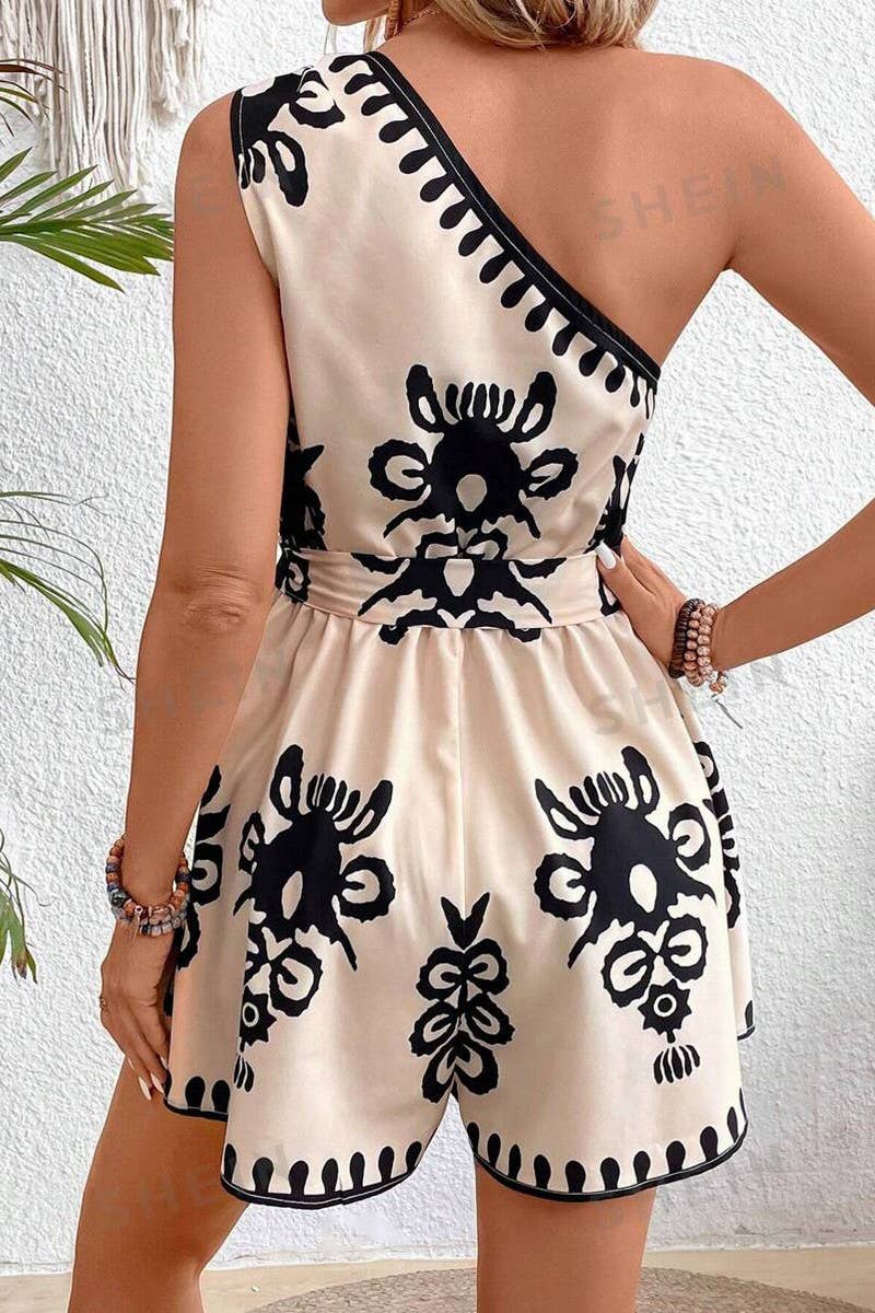 CWSJS1669_OFF-SHOULDER CASUAL HOLIDAY JUMPSUIT