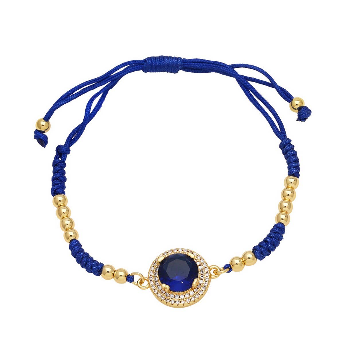 SET WITH COLORED ZIRCON BRACELET