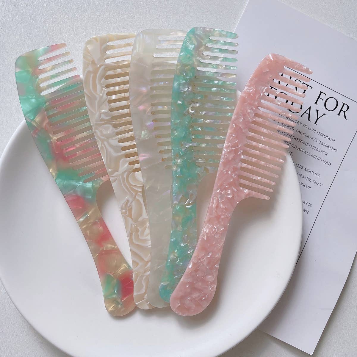 SIMPLE RETRO WAVY LEOPARD COMB_CWMM1075