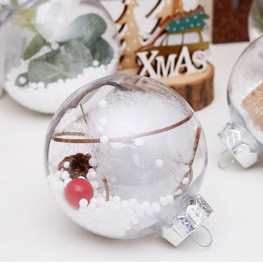 8CM Snow-Filled PET Christmas Balls Set of 16_CWAJE5310