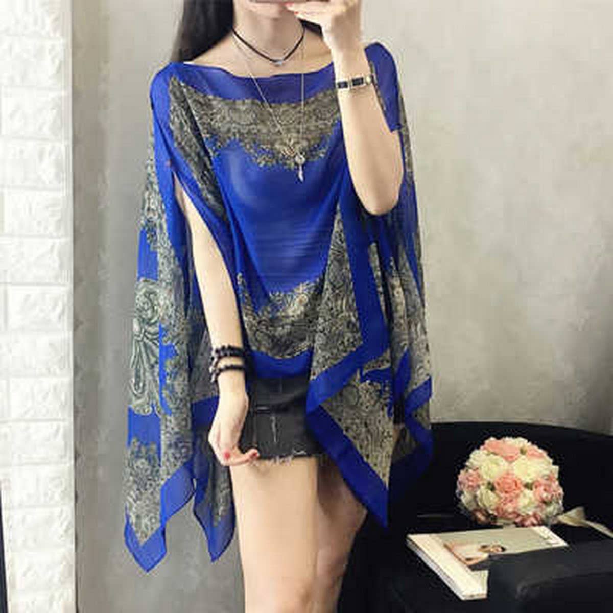 CWASC03113_PAISLEY PEARL CHIFFON SUN PROTECTION SCARF