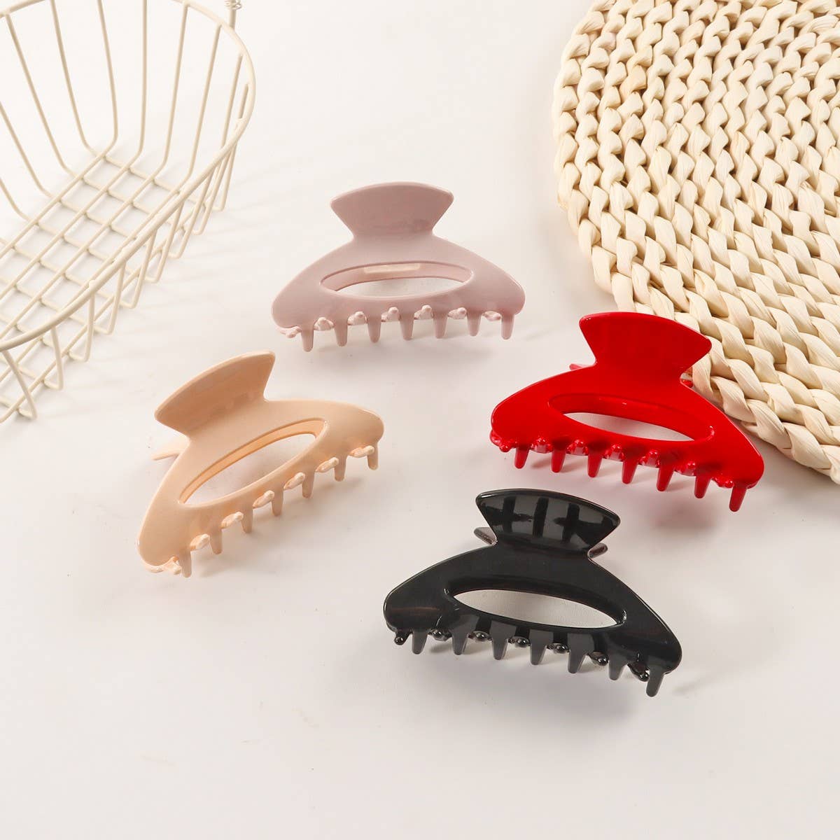 CWAHA1403_SOLID COLOR HAIR CLAW CLIP