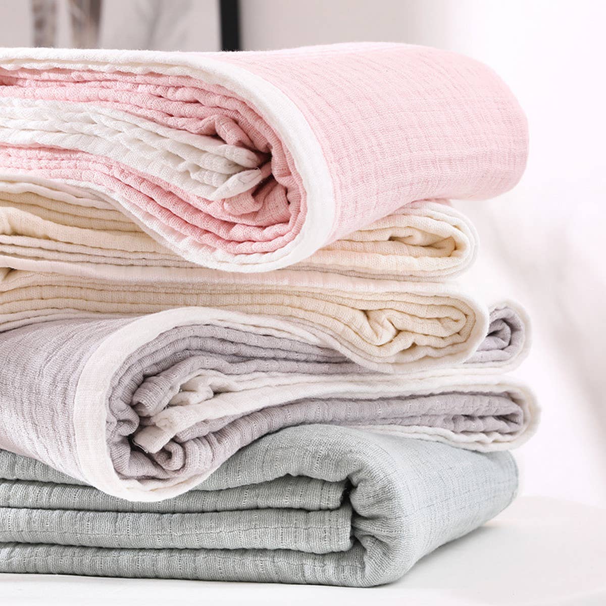 SOLID COLOR SIX-LAYER AIR-CONDITIONED NAP BLANKET_CWMM1611