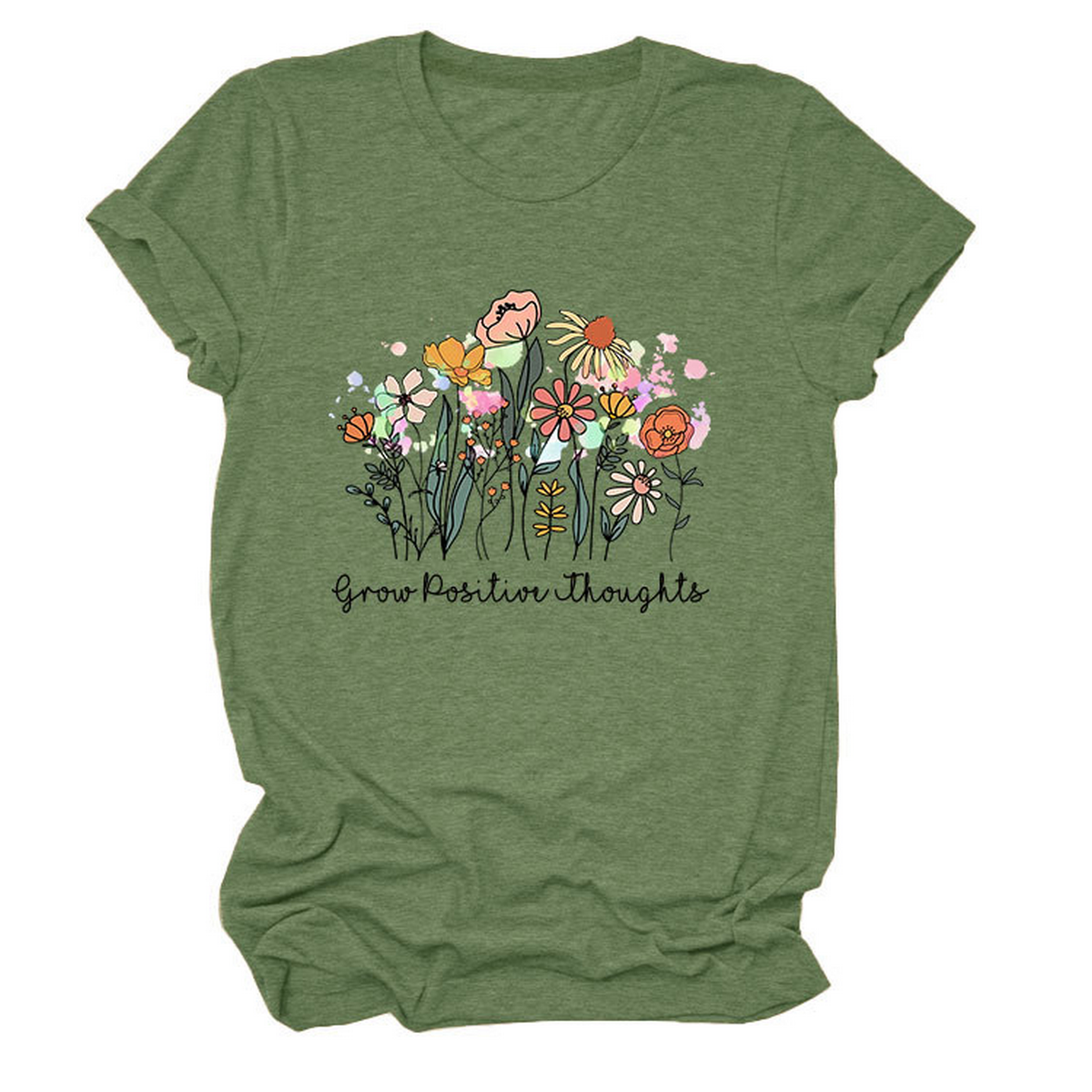 Women??¢s Casual Crew Neck T-Shirt, Soft Fit_CWTTS1488