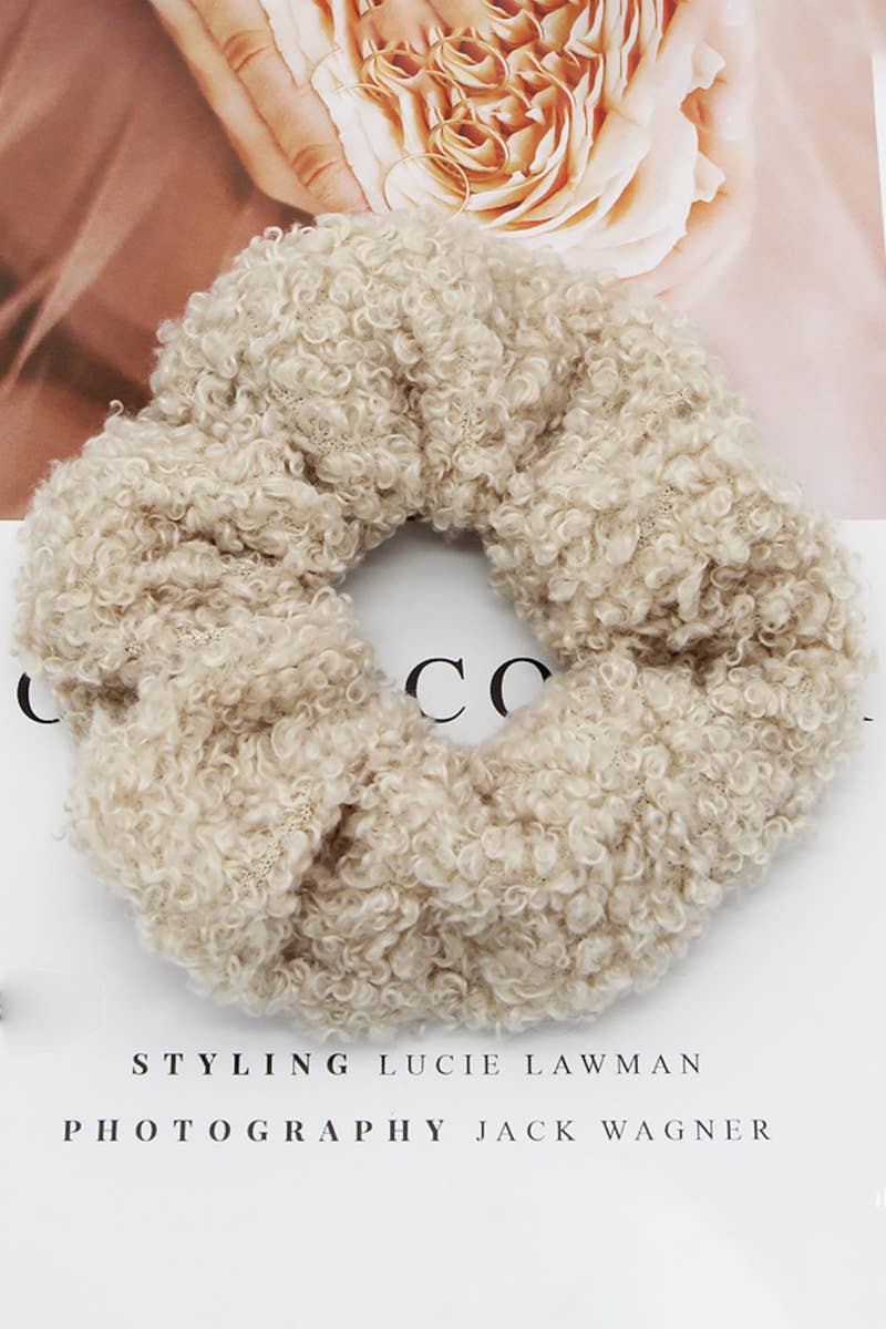 5PCS SOLID COLOR FLUFFY SCRUNCHIE_CWAHA0172