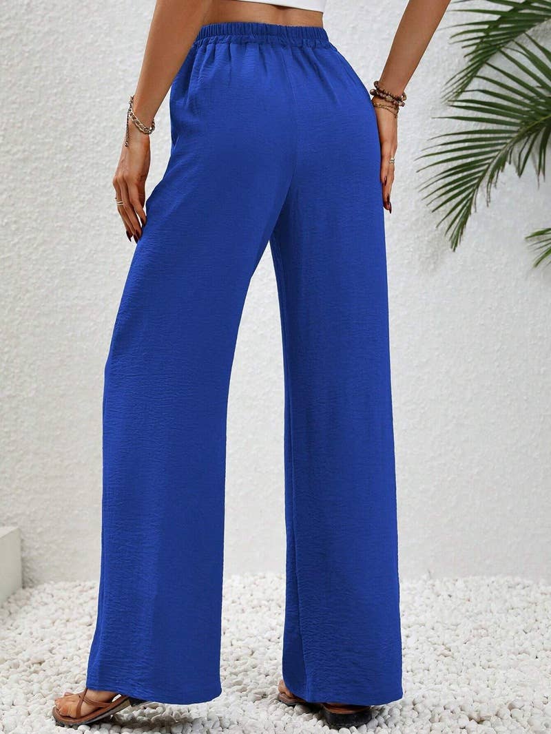 All-in-one floor-length straight leg pants