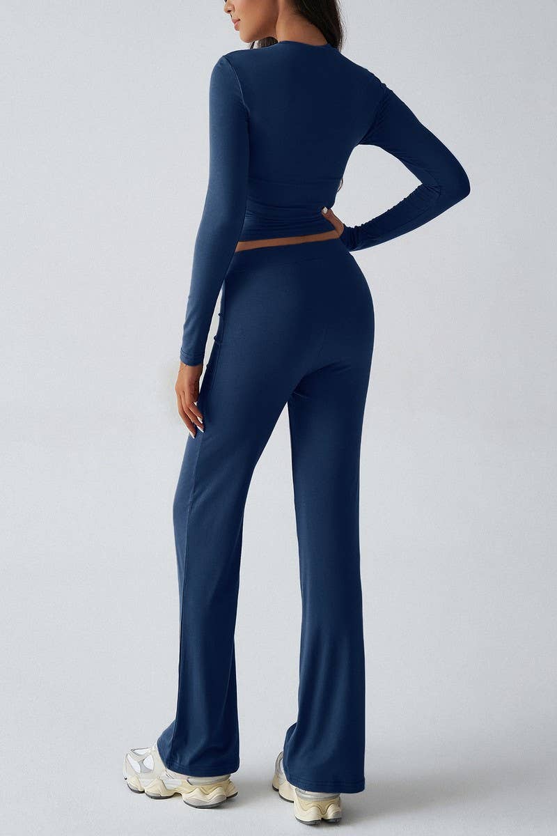 CWSTB00440_SPORTS YOGA LONG SLEEVE TEE AND PANTS SET