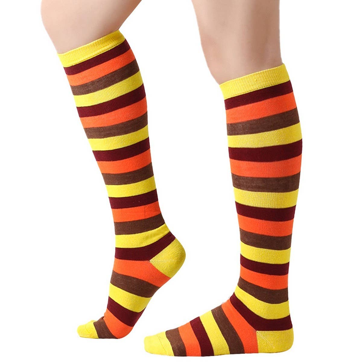 CWMM10064_WOMEN KNEE-HIGH SOCKS FOR SCHOOL &AMP  PERFORMANCE