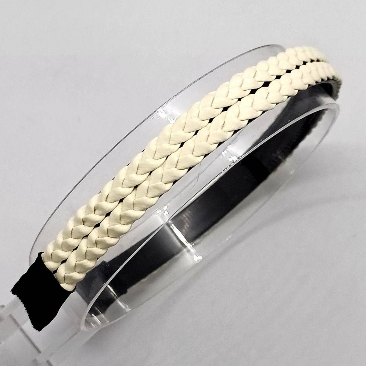 Classic French PUTriple Weave Double Comb Headband