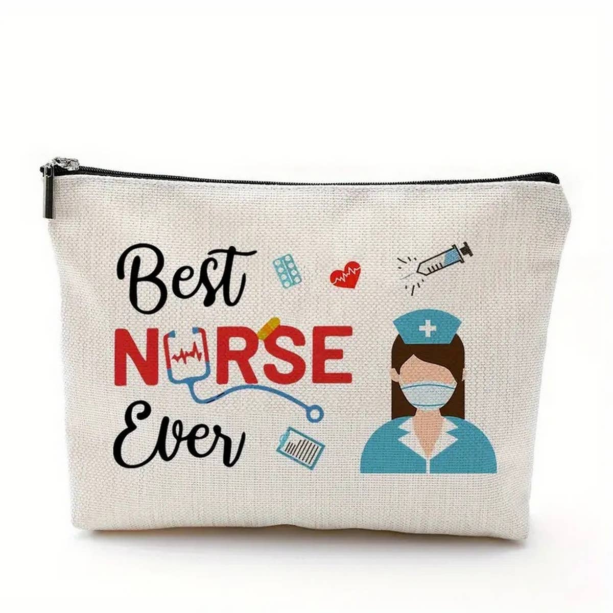 WATERPROOF LINEN COSMETIC BAG_CWAB1775