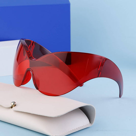 ONE-PIECE LARGE FRAME SPORTS SUNGLASSES_CWASG0744