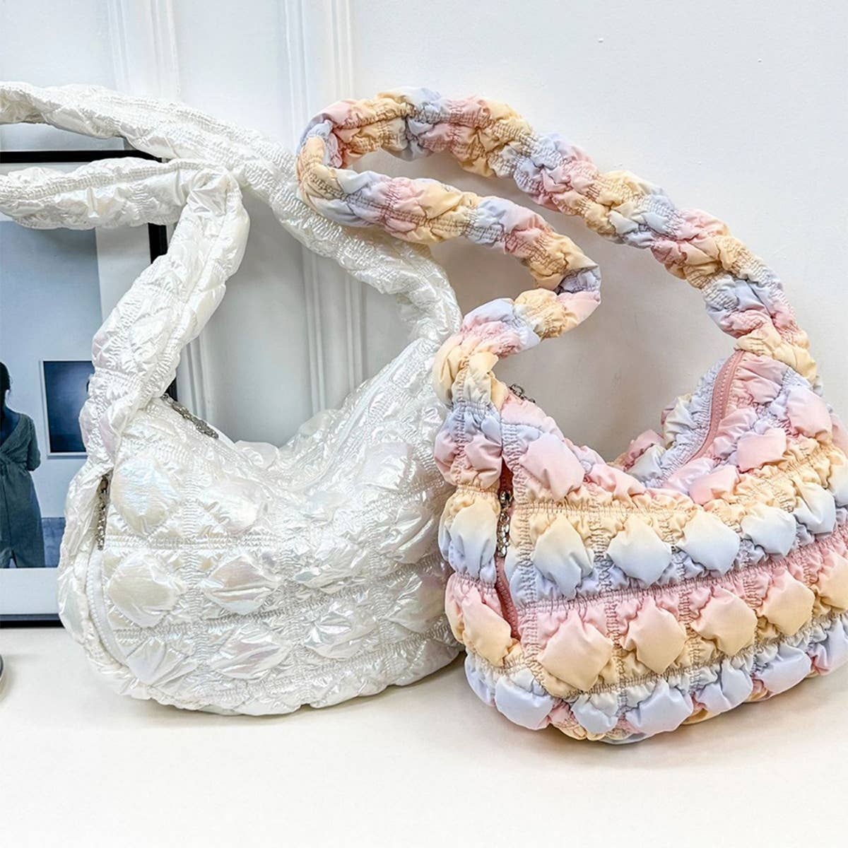 RAINBOW SERIES BIG CLOUD SHOULDER BAG_CWAB1753
