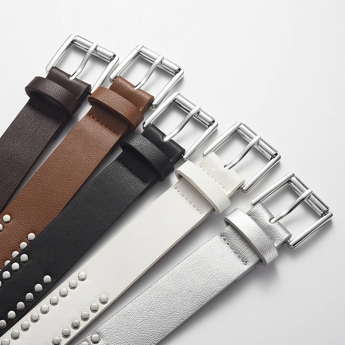 VERSATILE NEW STYLE PUNK RIVET BELT_CWABE0583