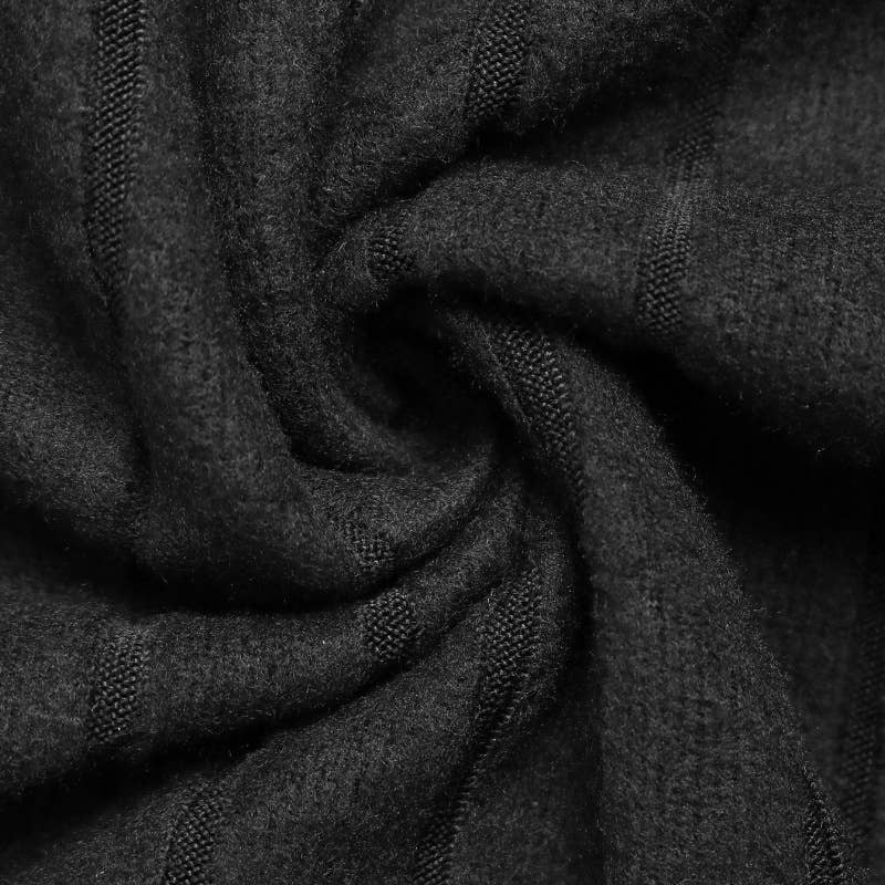 Detachable long-sleeved fitted halter slit dress