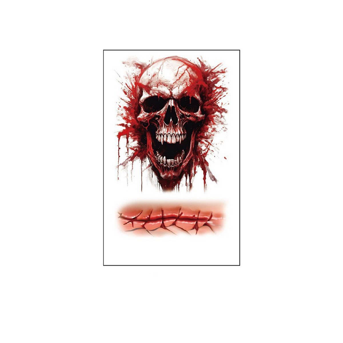 Halloween Fake Wounds ? Scary Scar Tattoos