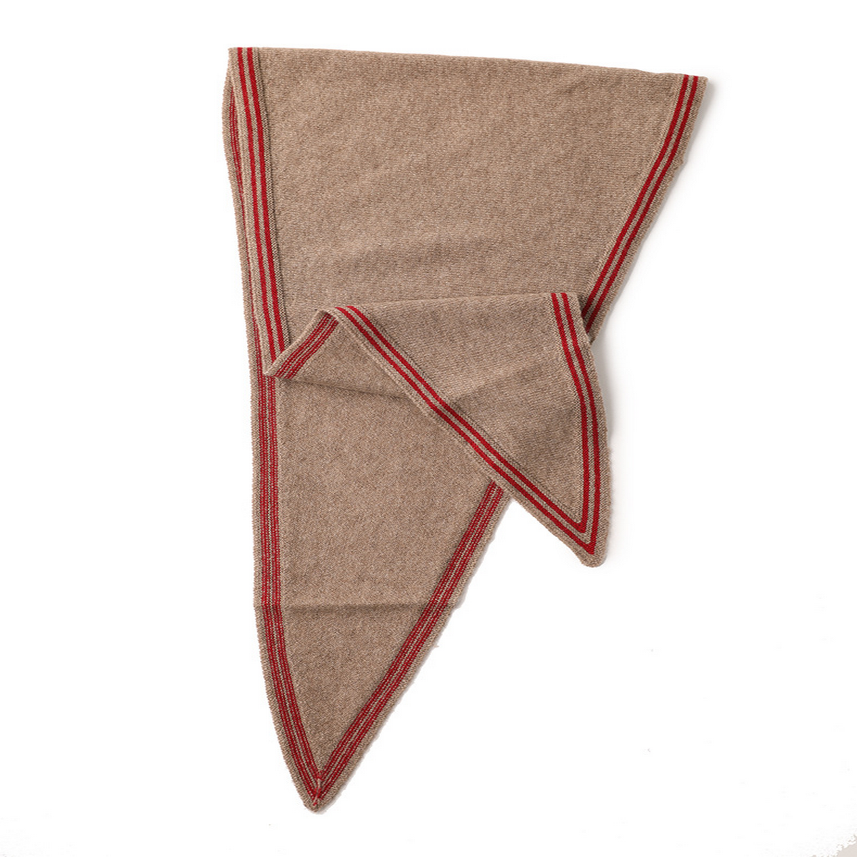 Lightweight Knit Wrap ? Soft Triangle Neck Scarf