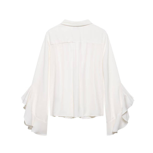 Bowknot is led bat sleeve long sleeve shirts