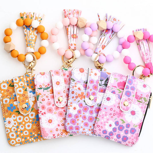 NEW ARRIVAL BRACELET FLORAL KEYCHAIN