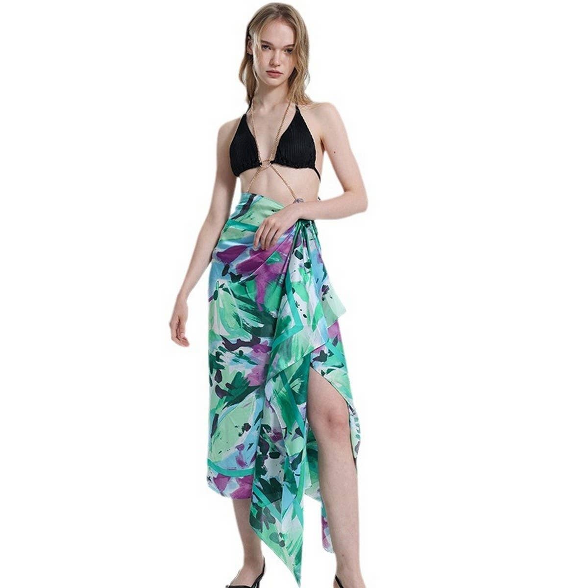 Elegant Protection Scarf Wrap for Beach Vacation