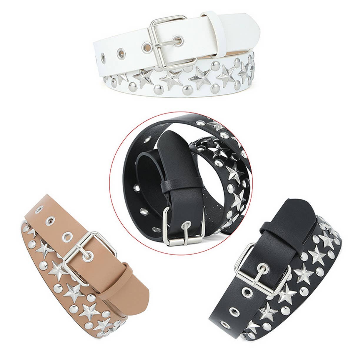 CWABE0893_FASHIONABLE PUNK TREND PIN BUCKLE BELT