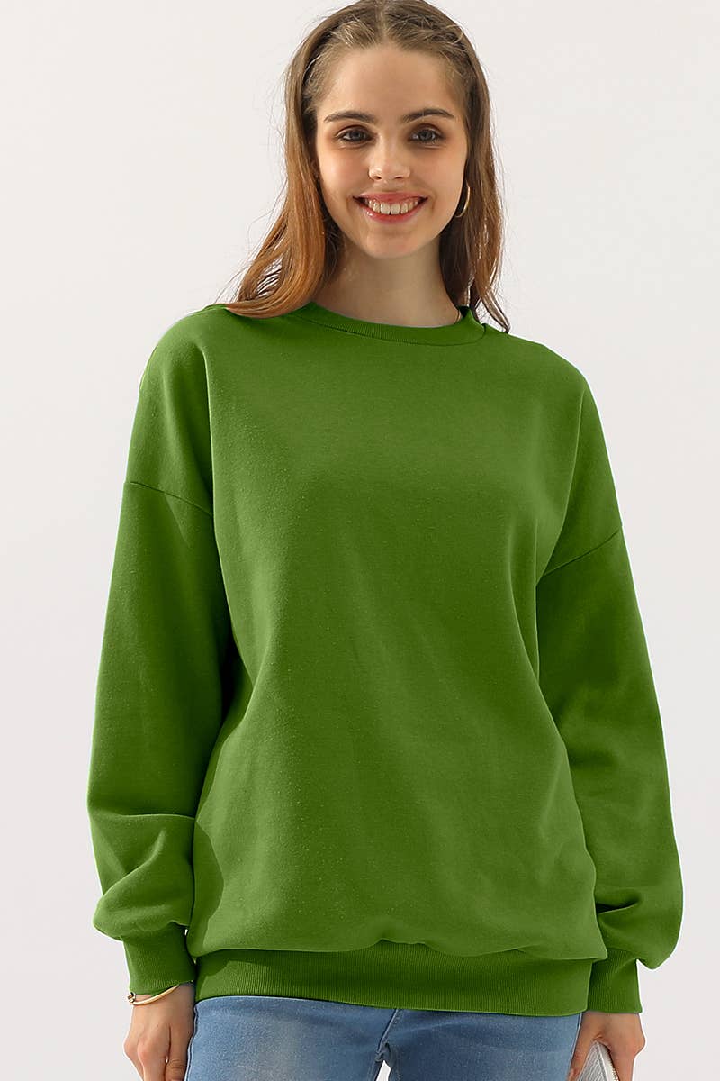 CWTTL902-P_PLUS SIZE CREW NECK PULLOVER SWEATSHIRT TOPS