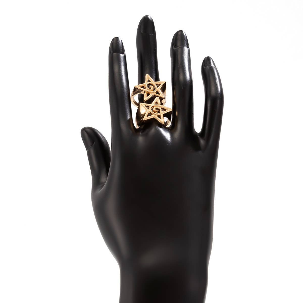 NEW FASHION FIVE-POINTED STAR OPEN ALLOY RING
