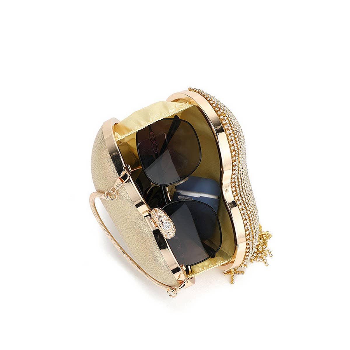 HEART-SHAPED TOP-HAND RHINESTONE EVENING BAG_CWAB3600