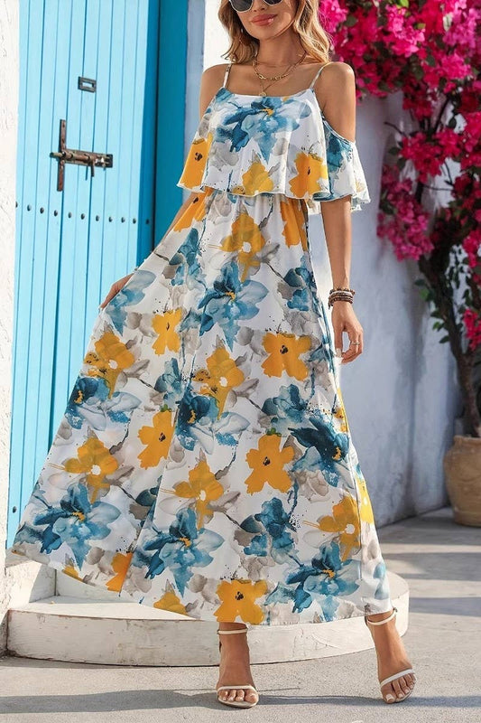 CWDHL0977_SUMMER TEMPERAMENT STRAPLESS DRESS