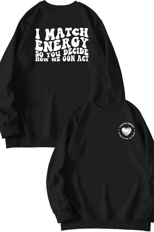 CWTSTL0491_WOMEN LETTER PRINTING LONG SLEEVE SWEATSHIRT