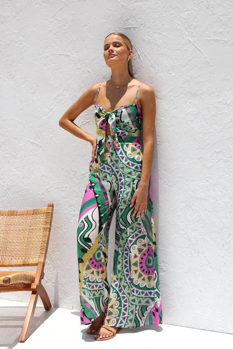 CWSJS1714_NEW SUMMER HIGH WAIST SUSPENDER JUMPSUIT