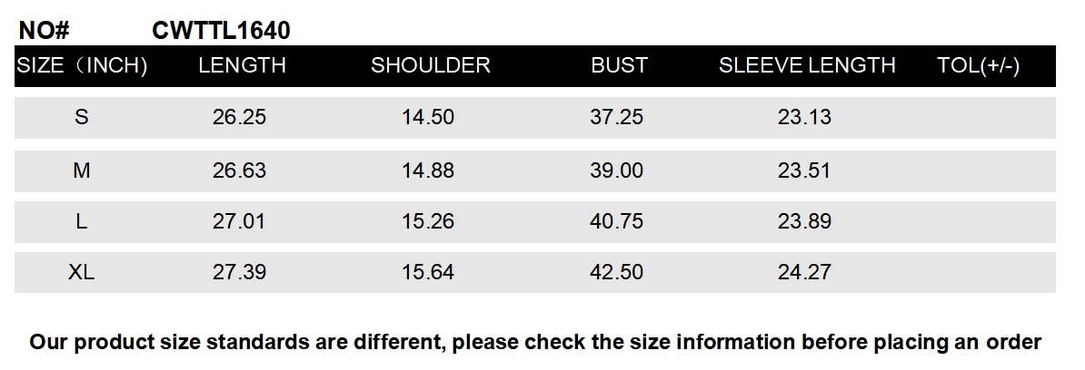 CWTTL1640_Round neck Long Sleeve Pullover Top