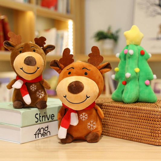 CHRISTMAS ELK CHRISTMAS TREE PILLOW