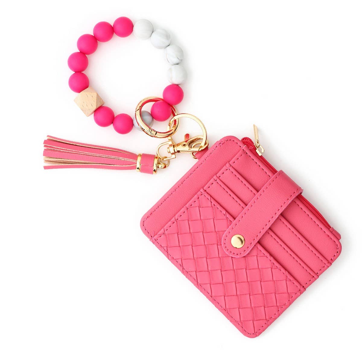 Silicone Bead Bracelet with Zipper Coin Wallet_CWAB4939