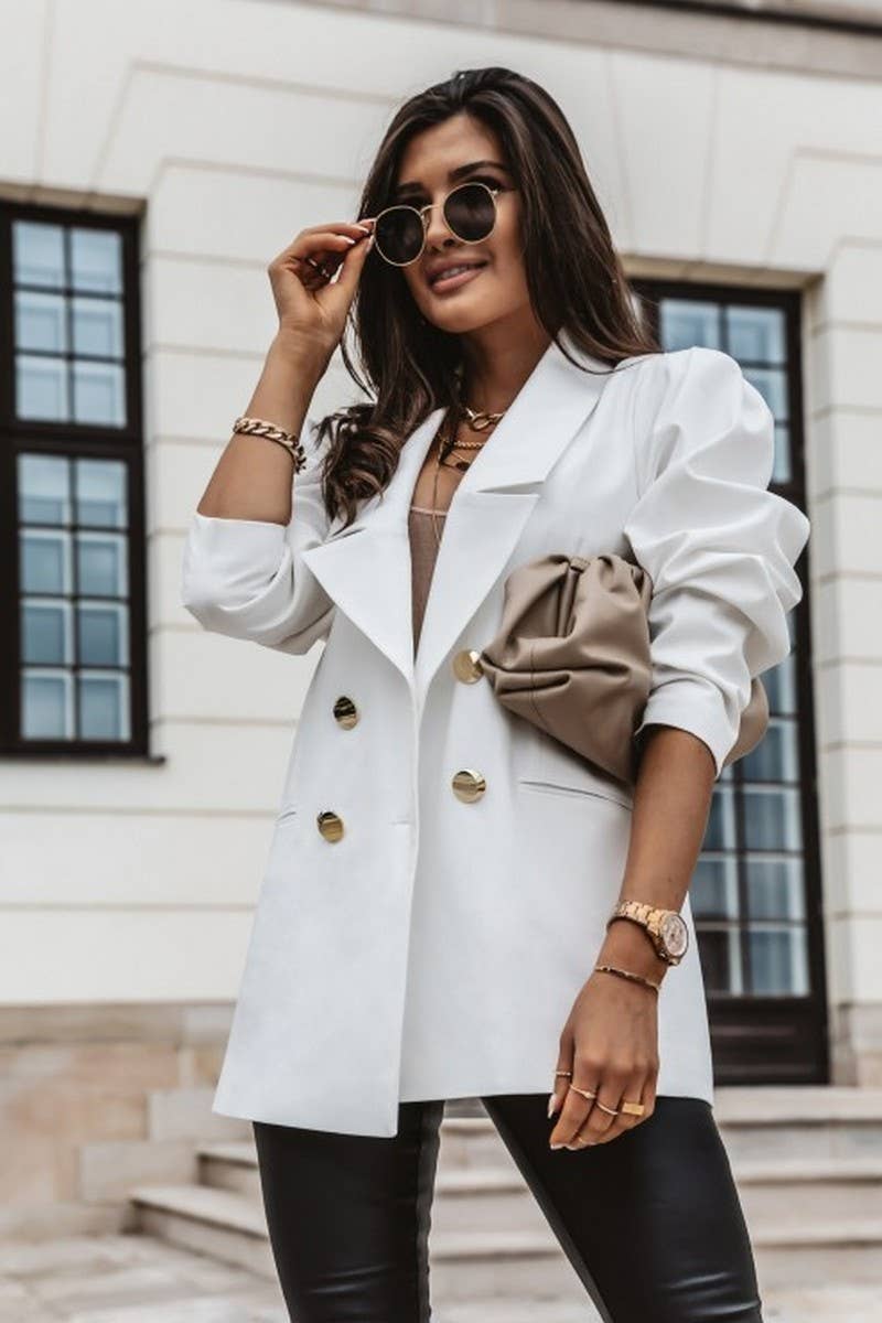 CWOBL00220_2025 WOMEN LONG SLEEVE LAPEL LOOSE BLAZER JACKET