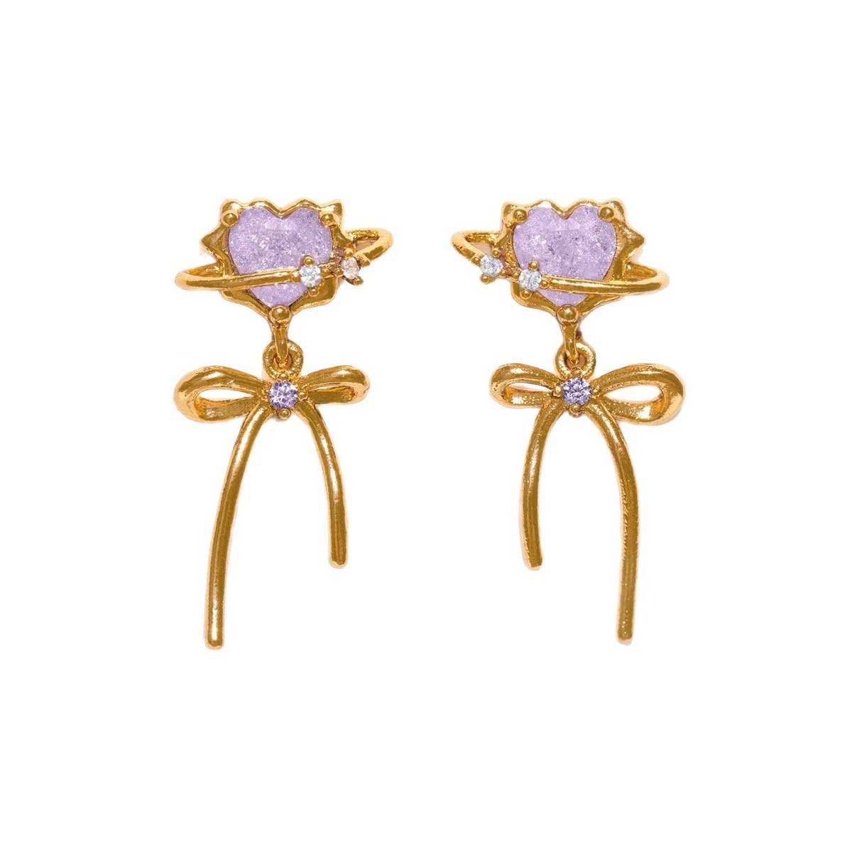 Love Bow Design Popular Exquisite Earrings