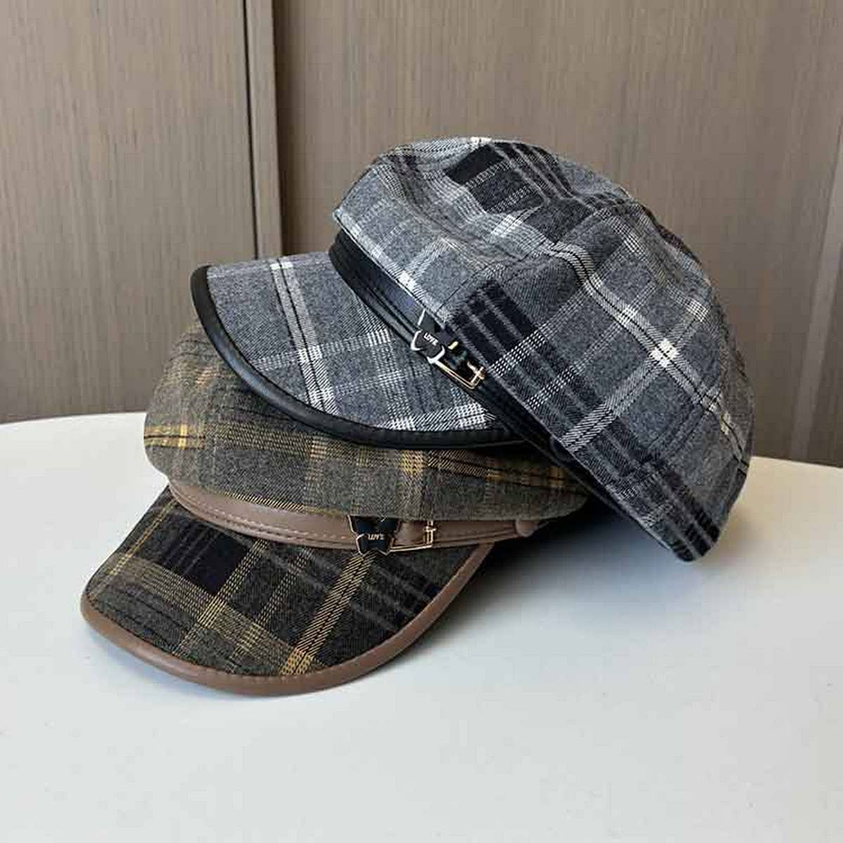 VINTAGE PAINTER NEWSBOY BERET_CWAB2912