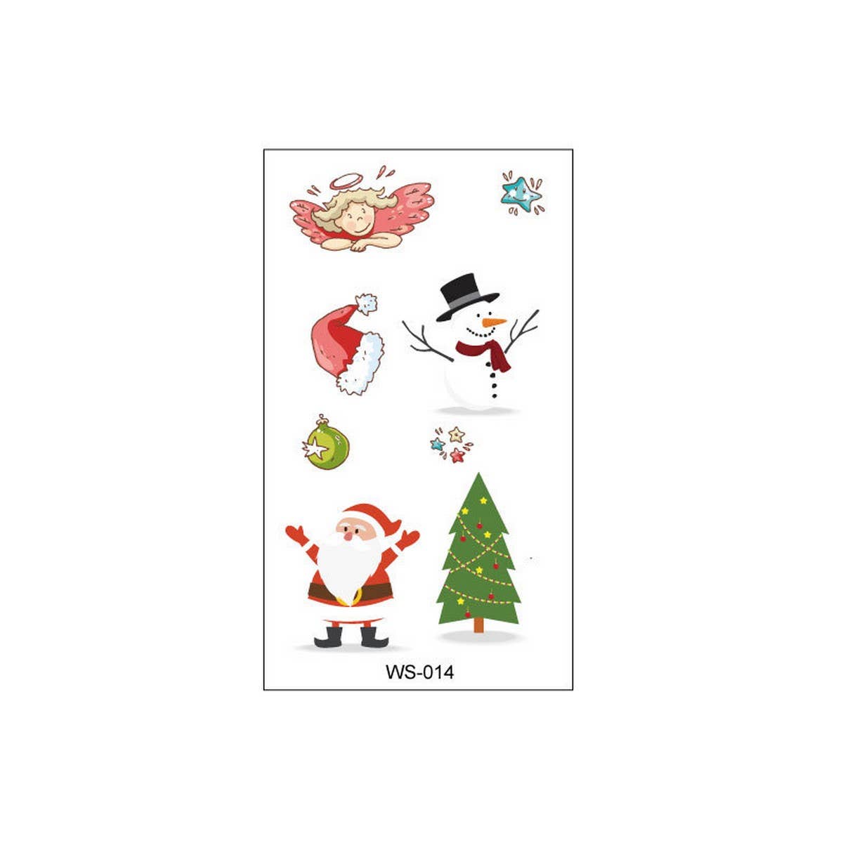 Kids Christmas Candle Tattoos for Holiday Party