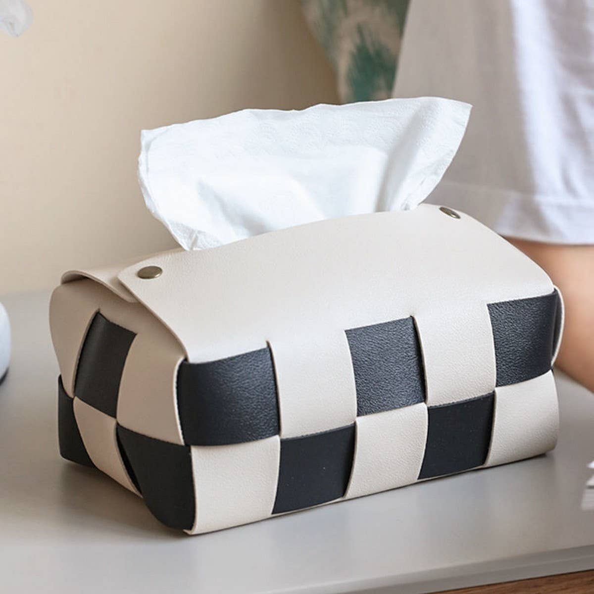 CHESSBOARD TISSUE BOX HOUSEHOLD TISSUE BOX_CWMM2241