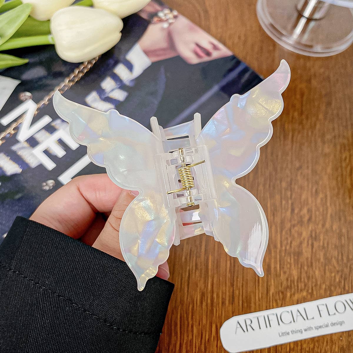Iridescent Mermaid imitation acetic acid clip