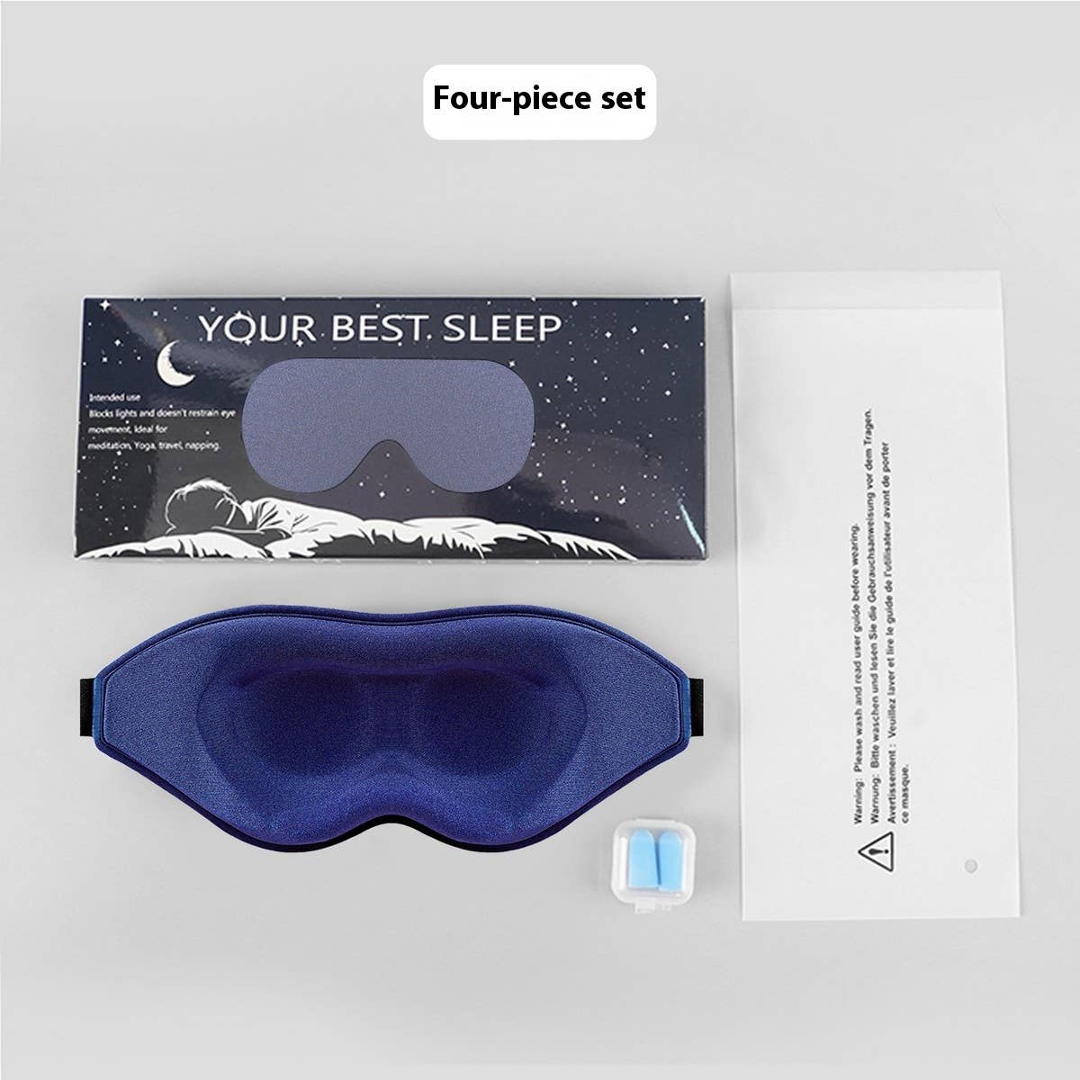 3D Contoured Eye Mask, Light-Blocking & Soft_CWMM8045