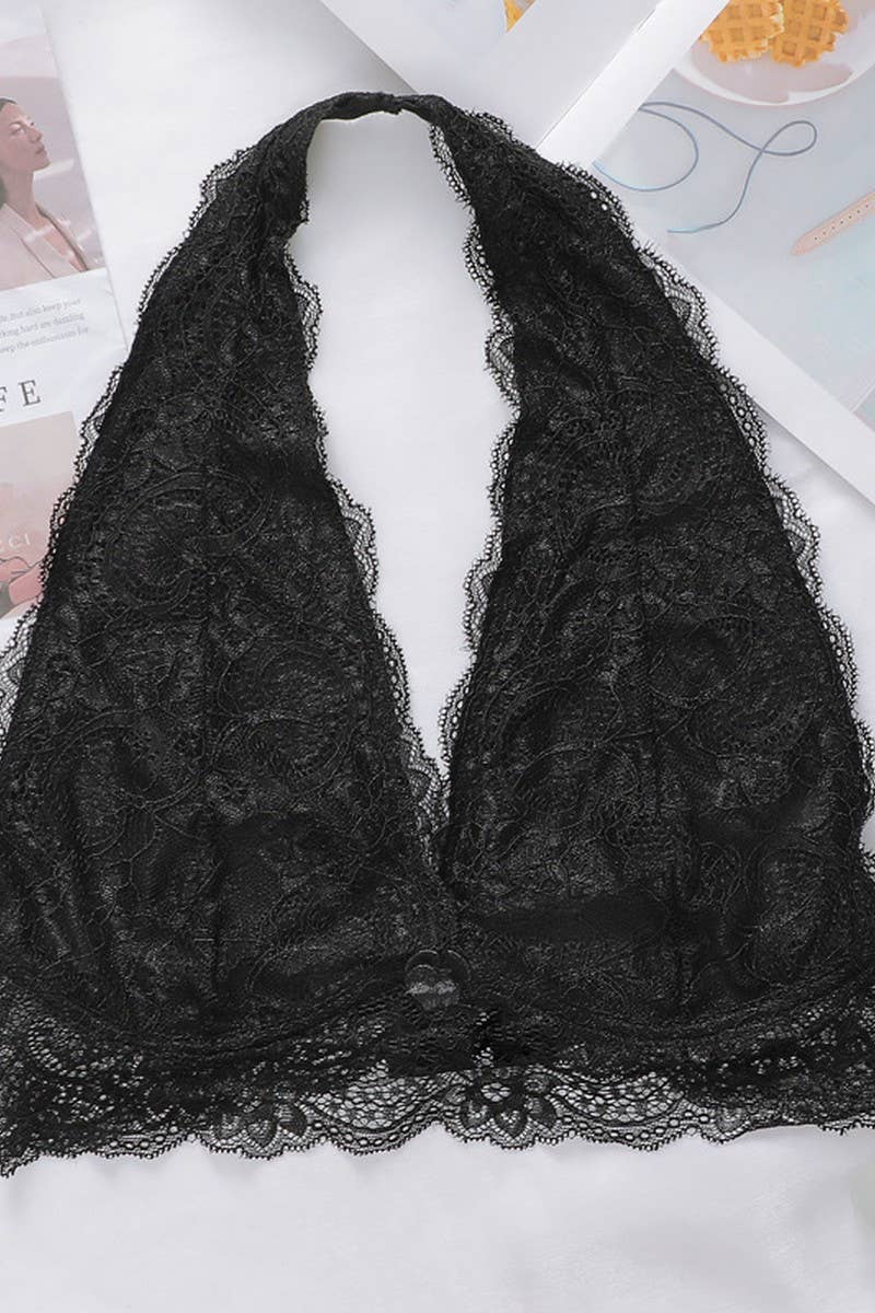 CWMU00305_SEXY FRENCH LACE TRIANGLE WIRELESS BRA