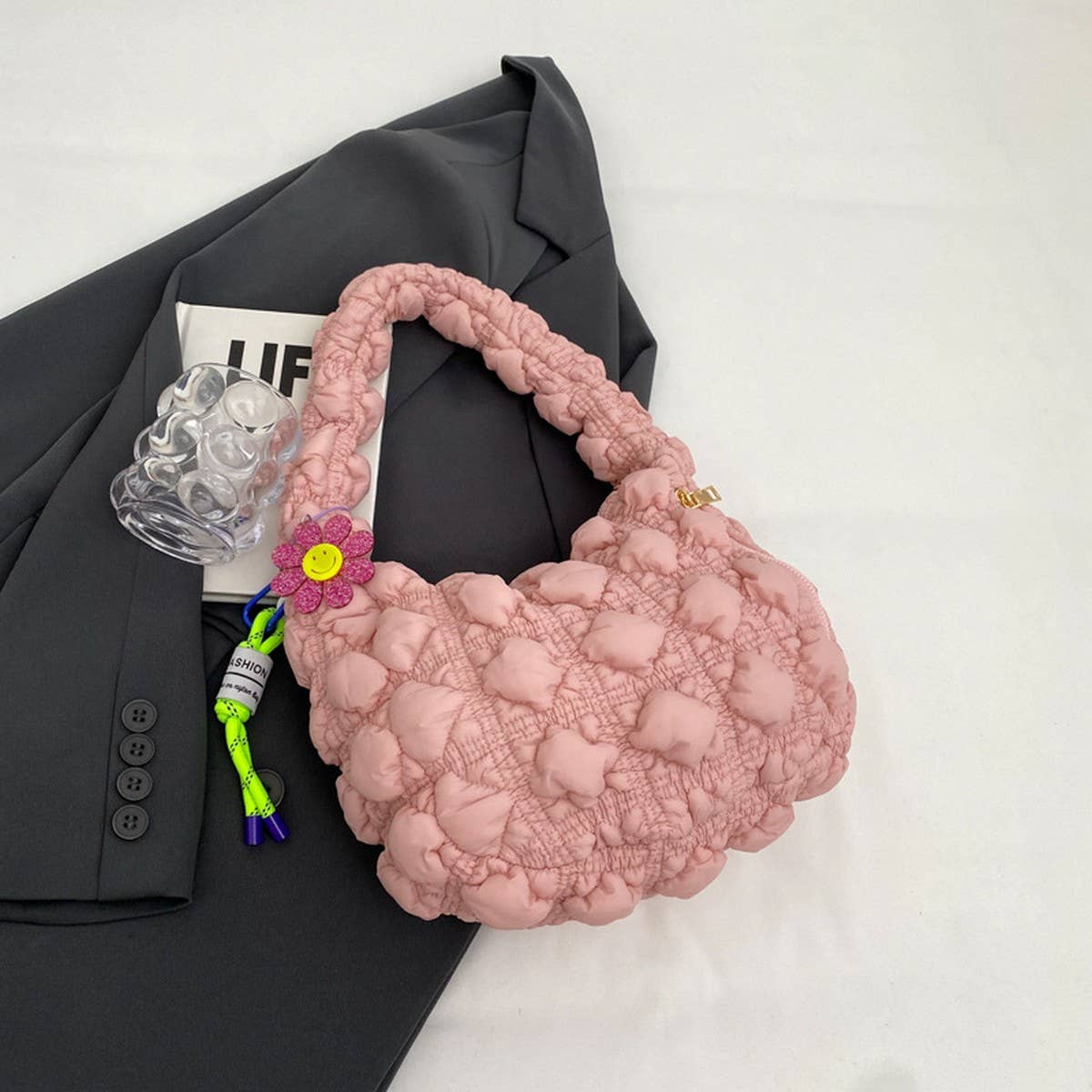 Mini Puffy Cloud Dumpling Shoulder Bag_CUAB00479