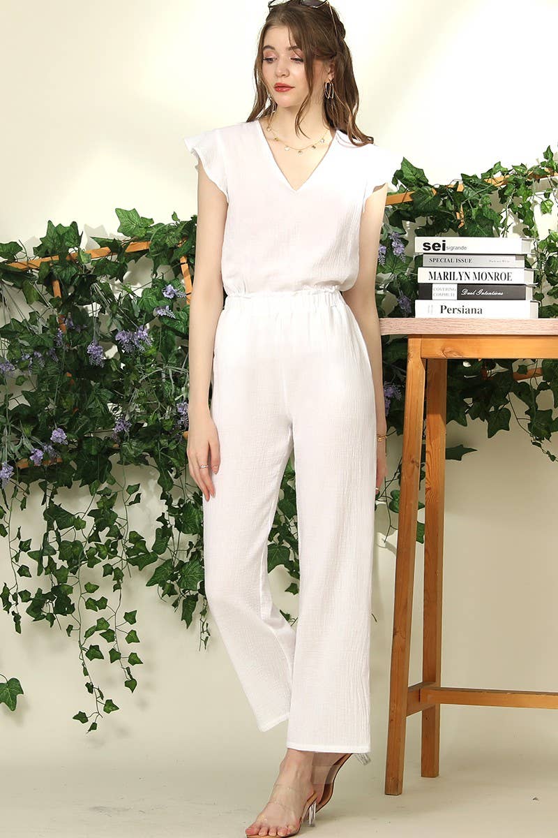 CWBLP425_BANDED SMOCKING LONG PANTS