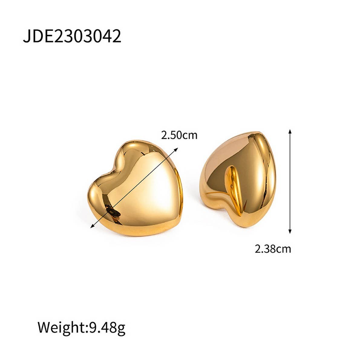 HIGH-END LUXURY STYLE ALL-MATCH LOVE EARRINGS